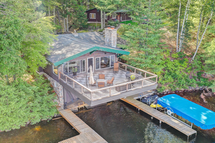 Outdoor space view of a house
