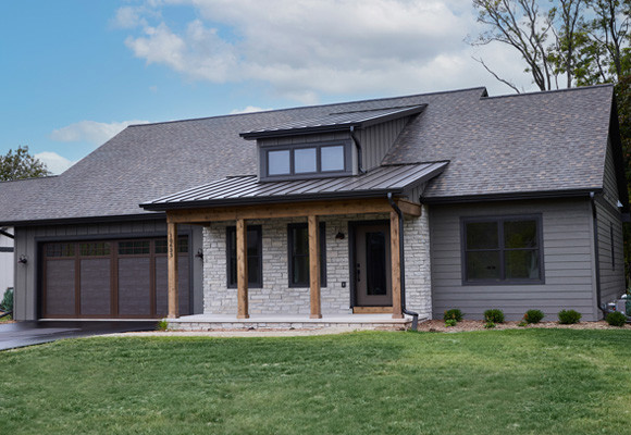 Exterior view of a house