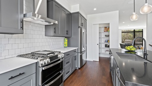 Kitchen with Pantry View